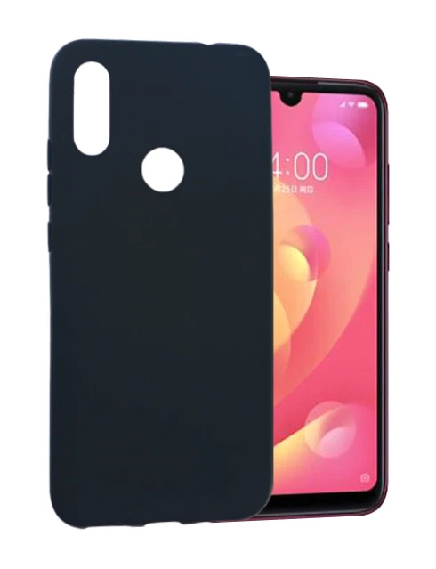Funda Xiaomi Redmi 7 4G Carcasa Gel TPU Silicona PTG + Protector Pantalla Negro
