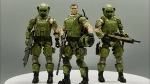 Joytoy Russian camouflage Team Soldier A B and C US Seller NIB acid Rain World - Bild 1 von 12