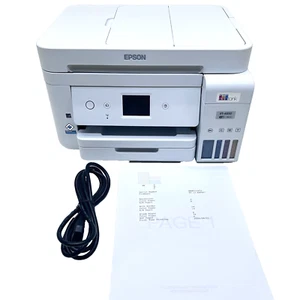 EPSON ECO TANK ET-4850 PRINTER/CONVERTED SUBLIMATION READY TANK 75% INK-60 PAGES - Picture 1 of 8