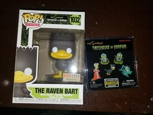 Funko Simpsons Treehouse of Horror Bart Raven Box Lunch Exclusive + SDCC 20 PINS - Picture 1 of 2