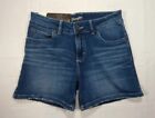 Wrangler Retro Womens Mae Mid Rise Denim Shorts Med Wash Size 29 New With Tag