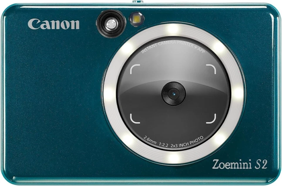 Canon Zoemini S2 Pocket Instant Camera - Teal - Image 1 of 1