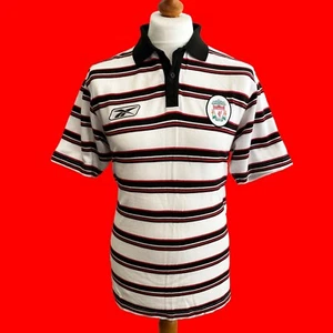 LIVERPOOL 2003/04 Reebok Polo Shirt Top (L) Football Soccer 2000s Vintage - Picture 1 of 7