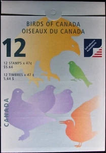 2001 CANADA #BK241: VF MNH 'Birds of Canada - 6' - Self-Adhesive Booklet of 12 - Picture 1 of 1