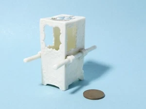 Vintage GOSS Cockermouth - Countess of Boulogne Sedan Chair CRESTED CHINA - Picture 1 of 9