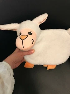 New Without Tags Cute Lamb Plush Cover Hot Water Pouch Screw Top  - Picture 1 of 7