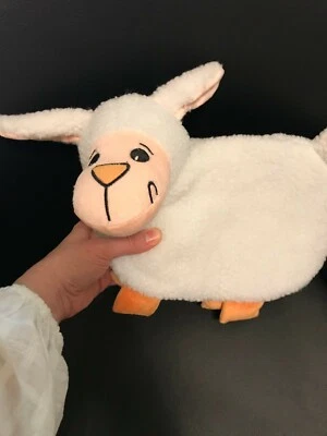 New Without Tags Cute Lamb Plush Cover Hot Water Pouch Screw Top  - Image 1 of 4