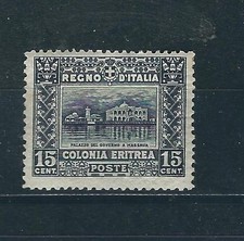 Italy Eritrea Francobolli 47 SAS 36 15c Govt Bldg Massaua Mvlh F/VF 1910 Scv
