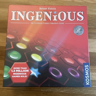 NEW Ingenious Tile Board Game 2018 Edition Kosmos TAK 696116 Family Knizia - Image 1 of 2