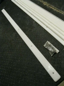 2" x 48" Boat Trailer BUNK SLIDE Plastic Board Rail 1/2" Poly Board Slick Slides - Picture 1 of 4