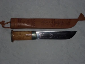 altes Marttiini Finland Messer mit Verzierungen - Bild 1 von 7