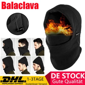 Damen Herren Schlauchschal Halstuch Halswärmer Mütze Fleece Warm Winter Schal DE - Bild 1 von 24
