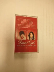 PATSY CLINE AND LORETTA LYNN-DEAR GOD-CASSETTE TAPE LIKE NEW OOP - Picture 1 of 3