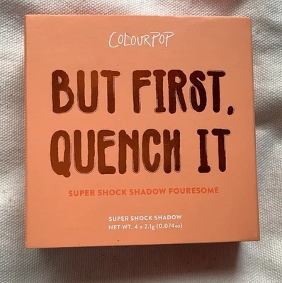  New Colorpop But First. Quench It  Super Shock Shadow Fouresome  - Image 1 of 4