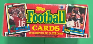 1990 TOPPS FOOTBALL COMPLETE FACTORY SET SEALED - Picture 1 of 1