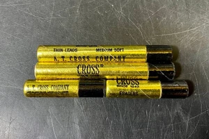 Cross Druckbleistift 2 weiche Radiergummis & dünne Mine Medium Mine Ersatz Set - Bild 1 von 3