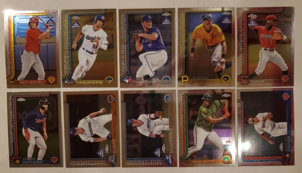 2025 Topps Pro Debut - CHROME CARDS - #s 1-200 - COMPLETE YOUR SET - U Pick - Image 1 of 1