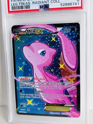 Mew EX RC24 Radiant Collection Legendary Treasure Full Art NM-MT PSA 8 - Image 1 of 3
