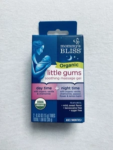 Gel de dentición Mommy's Bliss bebé orgánico día y noche caducidad 9/25 - Imagen 1 de 4