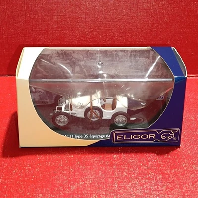 BUGATTI TYPE 35 équipage AMÉRICAIN N°84 1/43 ELIGOR - Photo 1/4