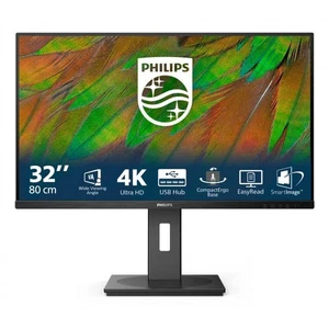 PHILIPS MONITOR 32 LED VA 4K UHD 16:9 4MS 350 CDM, PIVOT, DP/HDMI, MULTIMEDIALE - Foto 1 di 4