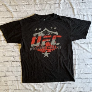 UFC Fight Club Herren Kurzarm T-Shirt Large MMA Mixed Martial Arts Schwarz Tee - Bild 1 von 7