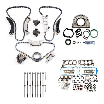 Full Gasket Bolts Set Timing Chain Kit Water Pump For Saturn Aura 2007-2009 3.6L - Image 1 of 4