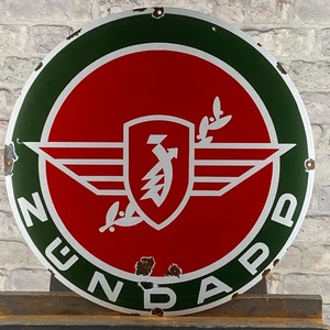 Plaque émaillée ZÜNDAPP Ø 19,7" (50 cm) unique vintage ancienne moto signalis... - Picture 1 of 16