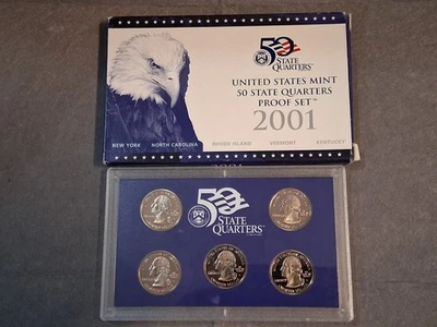 2001 US Statehood Quarter Proof Set - Image 1 of 2