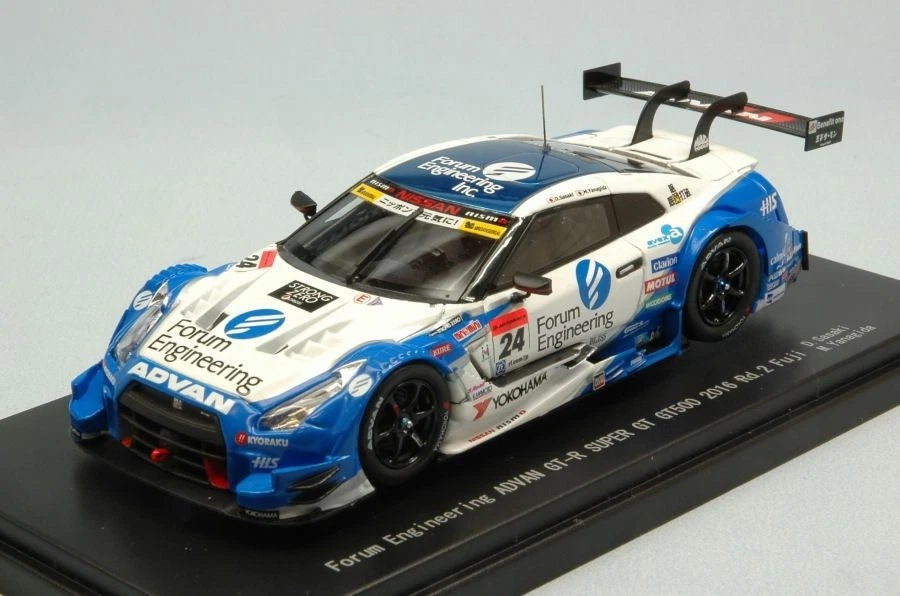 Ebbro EB45400 NISSAN GT-R N.24 9th FUJI SUPER GT500 2016 D.SASAKI-M.YANAGIDA 1:4 - Immagine 1 di 1
