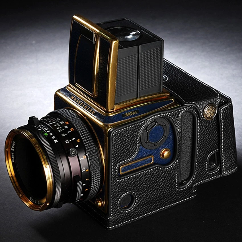 Funda de cuero para cámara Hasselblad 500 cm 501 cm 503CW 503CX 100c 50c Foto 1 de 4