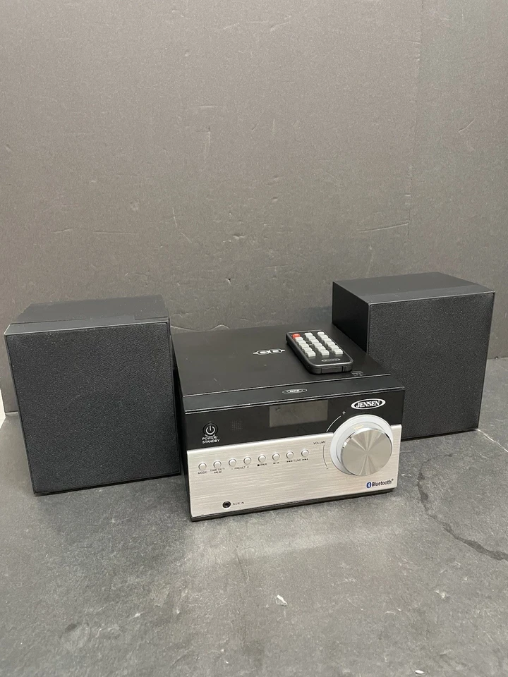 Jensen JBS-200 Bluetooth CD Music Stereo AM/FM Radio AUX W/Remote Works 100% EUC - Image 1 of 4
