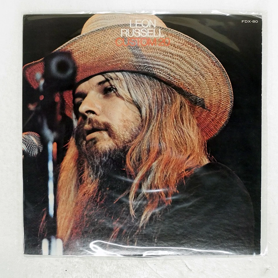 LEON RUSSELL CUSTOM 20 SHELTER FDX80 Japan VINYL LP Foto 1 de 1