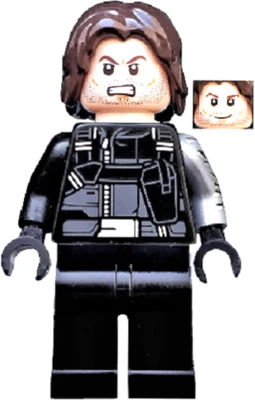 Genuine LEGO Super Heroes: Civil War WINTER SOLDIER sh0257 Minifigure **NEW** - Image 1 of 2
