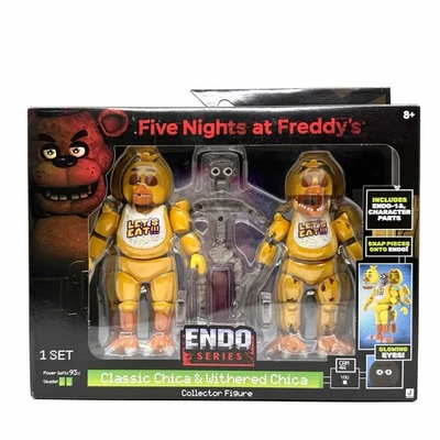 FNAF Five Nights at Freddy's Jazwares Endo Series Chica & Withered Chica Foto 1 de 4