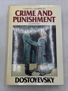 Crime and Punishment Dostoevsky 1982 HCDJ 1st Ed Greenwich House Classic Library - Imagen 1 de 19