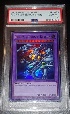 YU-GI-OH! Blue-Eyes Ultimate Dragon KC01 PSA 10 - Image 1 of 2
