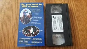 So You Want To Ride A Horse VHS Mark Allen Productions Equestrian Training Video - Picture 1 of 2