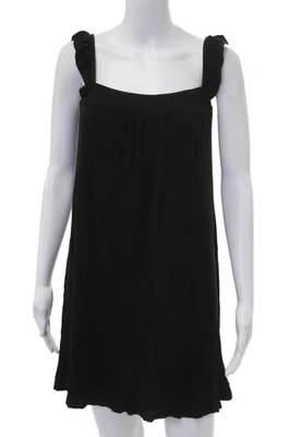 Vestido de noche Eberjey para mujer sin mangas hasta la rodilla negro talla pequeña Foto 1 de 4