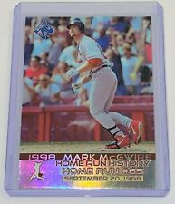 1999 Pacific Private Stock Home Run History Mark McGwire #9 MLB Home Run #65 