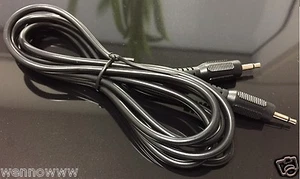 6 Fuß Abschirmung 3,5 mm 1/8 Zoll Stecker Mini Stecker auf Stecker Monaural Mono 12 Volt Triggerkabel - Bild 1 von 1