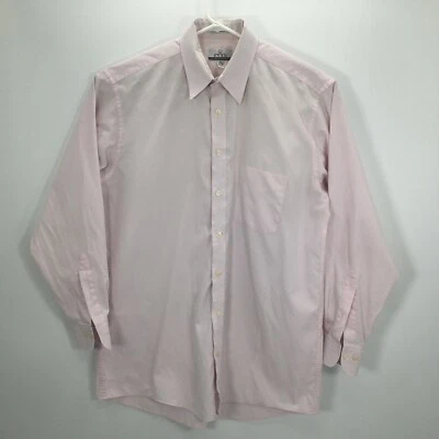 Camisa de vestir Enro Ultra Pinpoint para hombre 17 (35-36 de alto) manga larga con botones Foto 1 de 4