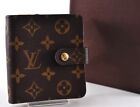 Louis Vuitton Monogram Bi-Fold Wallet PVC Leather Brown w/Box 6F3501
