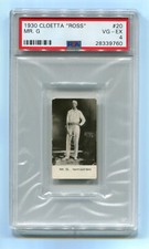 1930 Swedish Cloetta Ross 20 King Gustav V Mr. G PSA 4 HOF vintage Tennis Sweden