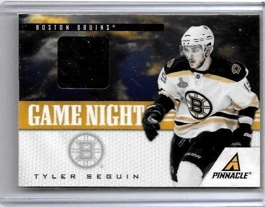 TYLER SEGUIN  2011 PANINI PINNACLE GAME NIGHT GAME WORN JERSEY  - Image 1 of 1