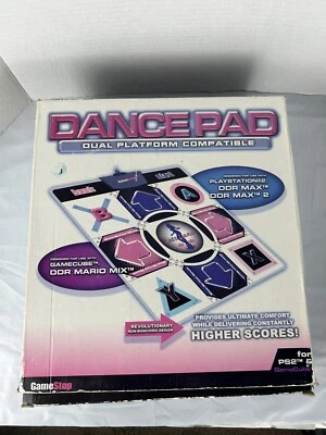 GameStop Lets Dance DDR Dance Dance Revolution Pad Mat Sony PS2 Game Cube - Image 1 of 4