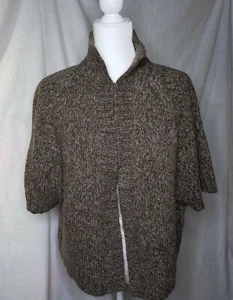 Cambridge Dry Goods Acrylic, Alpaca, Wool Blend Wrap /Cape Style Sweater SZ 1X - Picture 1 of 9