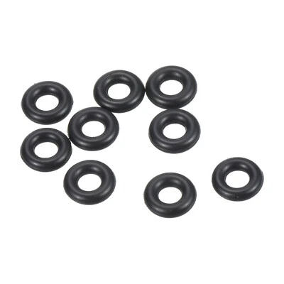 UXCELL 100Stk Nitrilgummi O-Ringe 7mm AD 3mm ID 2mm Breite Metrische Dichtung Schwarz