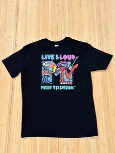MTV Music Television Live & Loud T-Shirt Herren L Large Neu ohne Etikett 2022 Viacom - Bild 1 von 4
