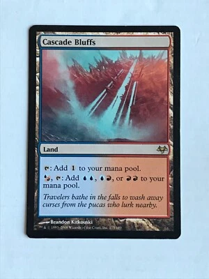 MTG Magic the Gathering English Eventide Cascade Bluffs LP - Image 1 of 2